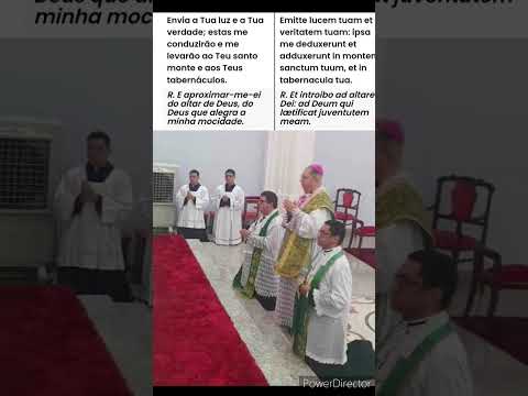 Início da Santa Missa no Rito Antigo (Missa em latim) #liturgia #missa