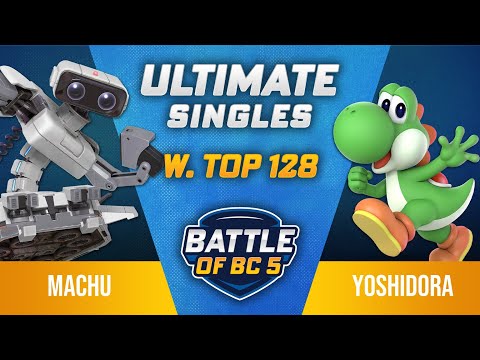 Machu (ROB) vs Yoshidora (Yoshi) - Ultimate Singles Winners Top 128 - Battle of BC 5