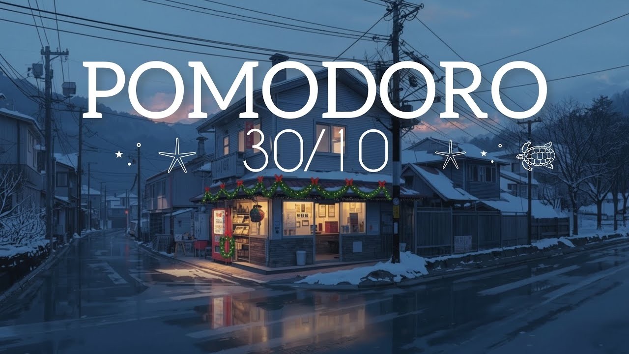 1 Hour Pomodoro Timer ⏱️ | 30/10 | Study & Deep Work Session