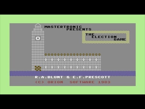 Lukozer Retro Game Review 236 - The Election Game - Commodore 64