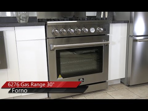 FFSGS6276-30 - Lazio 30" Gas Range With Air Fryer, Griddle & Wok Support