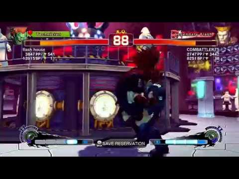 SSF4 AE: flash house (Blanka) VS COMBATTLER75 (Guile)