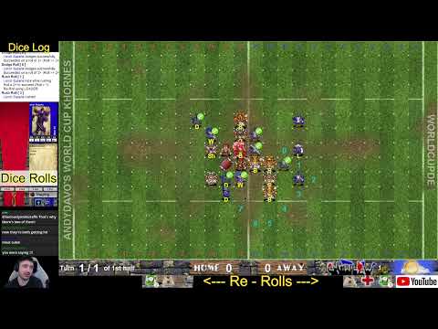 Blood Bowl: Explained Khorne Vs Dark Elves World Cup Practice Vs Purple Chest