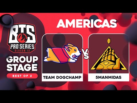 DogChamp vs 5ManMidas Game 1 - BTS Pro Series 12 AM: Groups w/ Kmart & ET