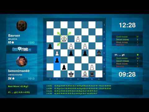 Chess Game Analysis: Ванчел - benoniman69 : 0-1 (By ChessFriends.com)
