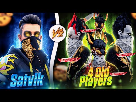SATVIK vs (6 YEARS OLD) OLD Elite Pass 4 Players!
