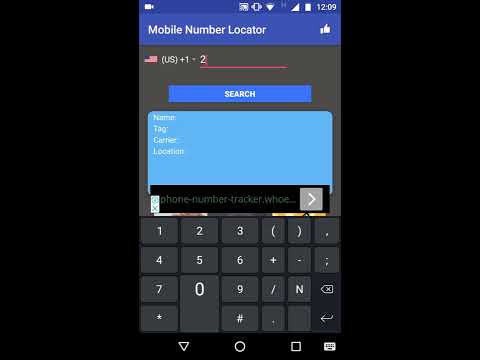 Mobile Number Locator Video