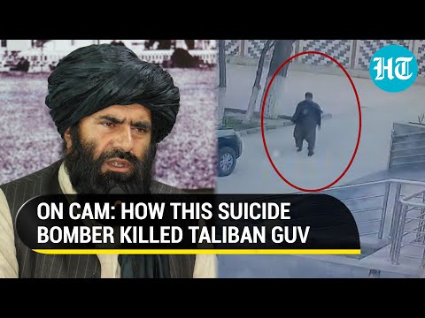 Watch how a suicide bomber walks inside Taliban office to kill 'ISIS slayer' in Afghanistan