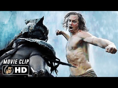 THE LEGEND OF TARZAN Clip - "Tarzan Vs Mbonga" (2016) Adventure