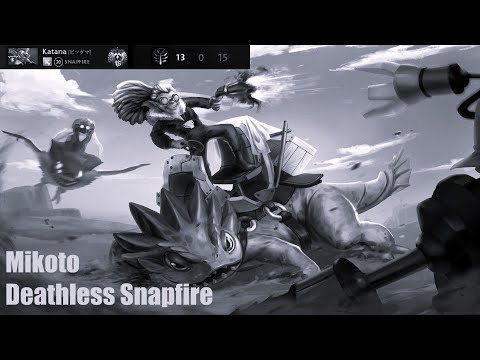 Mikoto Deathless Snapfire - Dota 2 Pro Dark Side [Mikoto Deathless Game #17] 4K