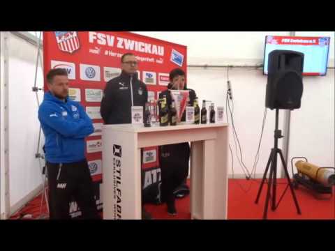 FSV Net- TV I Pressekonferenz: FSV Zwickau - FSV Wacker Nordhausen