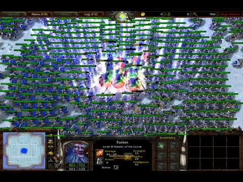 1000 Footman vs 10 Furion (Lv10 With Skills) Fully Upgrade 1080p