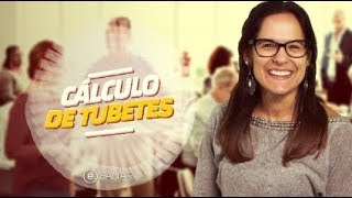 Cálculo de Tubetes - Professora Luise Nunes