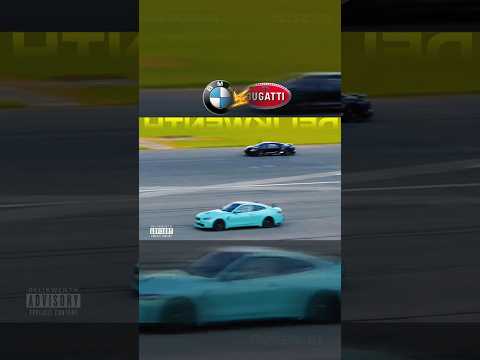 💀BMW M4 Competition (1000hp) vs 😈🥶BUGATTI Chiron Super Sport (1600hp) #bmw #bugatti #race
