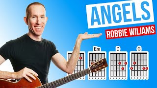 Angels âde Robbie Wiliams âde Acoustic Guitar Lesson [with PDF]