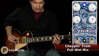 Video thumbnail for Alexander Pedals Waveland - Tremolo, Chorus, Phaser by ProGuitarShopDemos