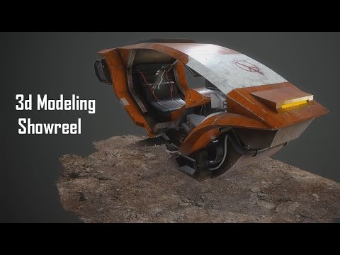 3D modeling showreel | Demo Reel 2020 | Modeling and texturing showreel