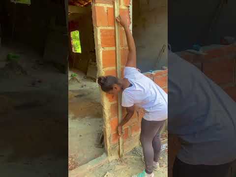 Vou ensinar como fazer uma mestras de reboco do jeito fácil para você aprender e praticar #reboco