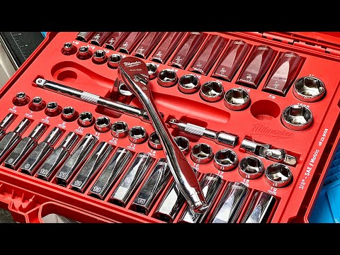 Best Combo Set? MILWAUKEE - 3/8” DRIVE SAE/METRIC RATCHET AND SOCKET MECHANICS TOOL SET (56-Piece)