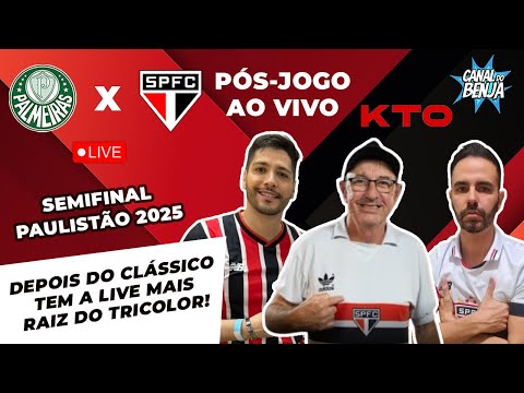 🔴 PALMEIRAS X SÃO PAULO PÓS-JOGO AO VIVO | PAULISTÃO 2025