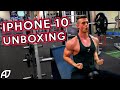 APPLE IPHONE X UNBOXING! RAW CHEST WORKOUT VLOG