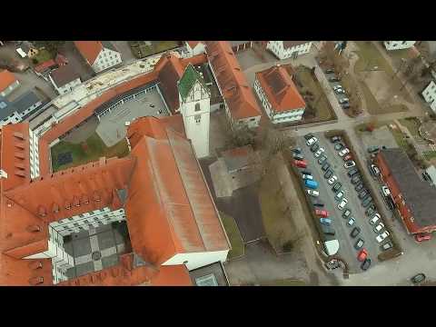 Drone video: Bad Buchau, ein Blick von Oben.