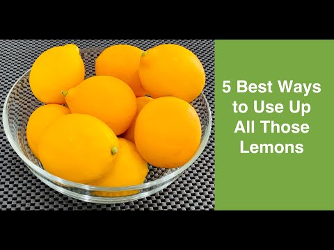 image-What to do with lemons after picking?