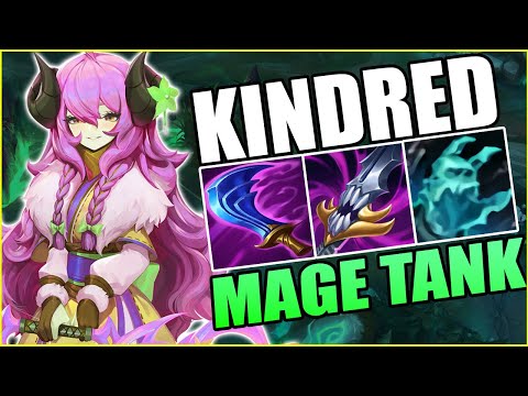 This Mage Tank Kindred Jungle Build Is UNBEATABLE! (Off Tank Kindred Carry) - League Of Legends
