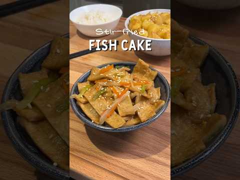 Korean Stirfry Fish Cake sidedish in 20 minutes!