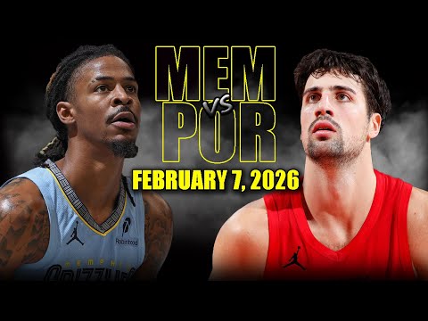 Memphis Grizzlies vs Portland Trail Blazers Full Game Highlights – February 7, 2026 | NBA Season