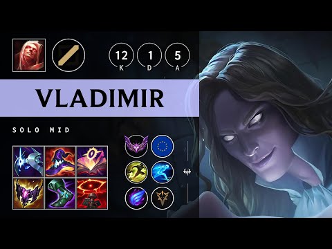 Vladimir Mid vs Zoe: Triple Kill, Legendary - EUW Master Patch 25.S1.1