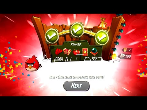Angry Birds 2 Daily Challenge Red's Rumble today