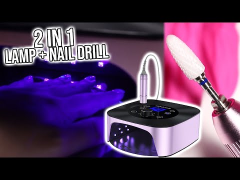 Real space saver! 💅   NEW 2 in 1 Nail Drill and Lamp from MelodySusie