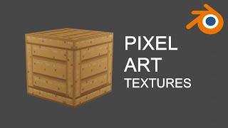 3D Pixel Art Texture Painting Blender Tutorial