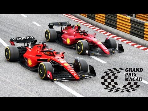 Ferrari F1 2023 SF-23 vs Ferrari F1 2022 F1-75 - Macau GP