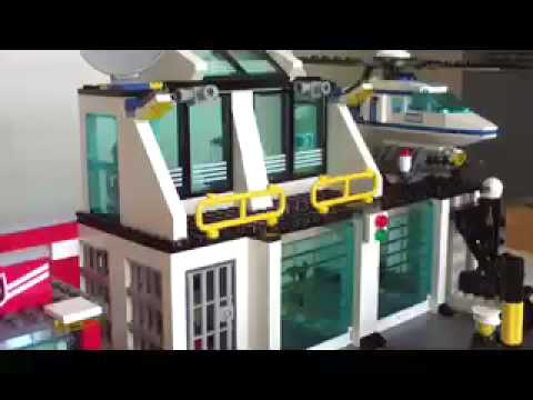 Modified LEGO 7744 Police Station