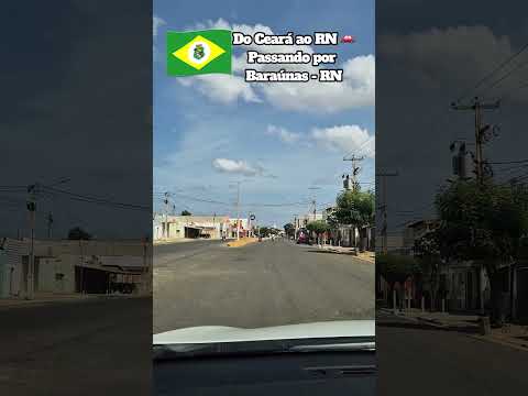 Na estrada 🚗 Passando por Baraúna. Seguimos rumo a Natal – RN 🌊🌴 ❤️#BaraunaRN #RioGrandeDoNorte