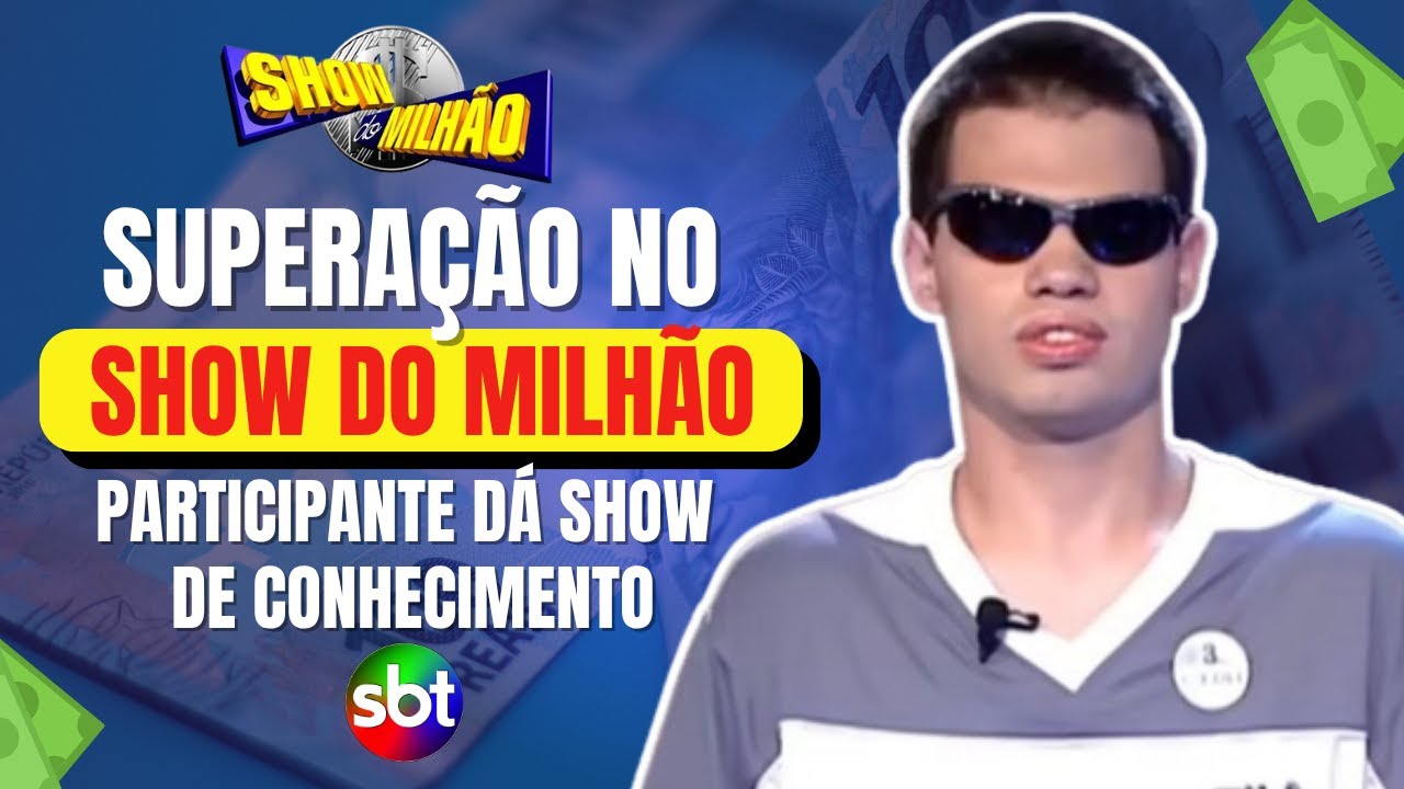 Deficiente Visual participa do Show do Milhão - 29/11/2000