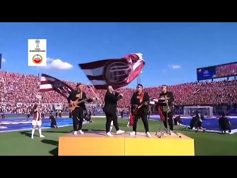 LANÚS CAMPEÓN SUDAMERICANA: SHOW LOS DEL FUEGO - DE LA MANO DE MI VIEJO Y JURABAS TU 