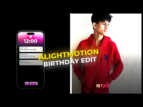 CHEQUES - BIRTHDAY EDIT -8 • Alightmotion edits • Free preset xml •