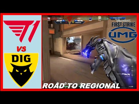 T1 vs  DIGNITAS - ALL HIGHLIGHTS - Group D - First Strike NA VALORANT By UMG