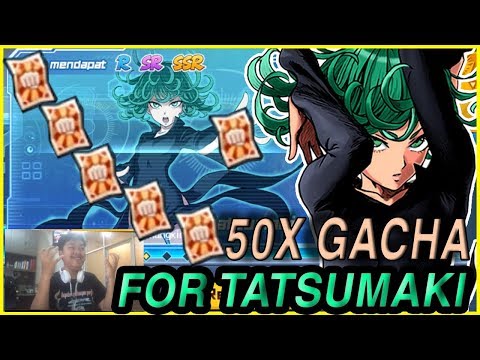 🔥🔥50TICKET GACHA UNTUK DAPATKAN TATSUMAKI (Terrible Tornado) - ONE PUNCH MAN: The Strongest