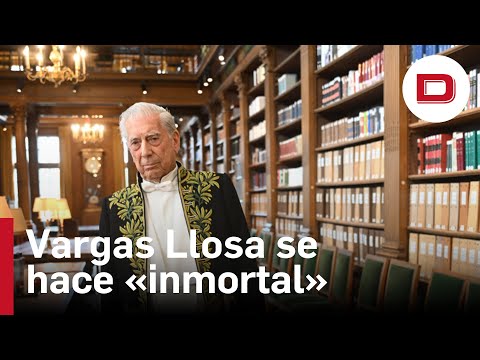 Mario Vargas Llosa se hace «inmortal» en el cielo de las letras francesas