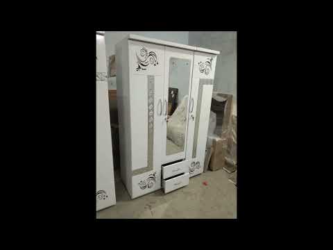 2 doors wooden open wardrobe
