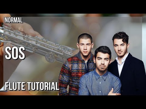 How to play SOS by Jonas Brothers on Flute (Tutorial)