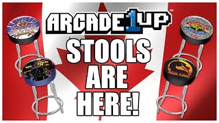 Arcade1Up Stools Are Here In Canada | MichaelBtheGameGenie