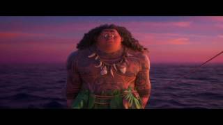 Moana - Maui Teach Moana to Sail + Pee Scene
