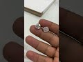 Moissanite Ear Studs With 14k Gold Nd Weight Of This Pairs Are 4 90 Gram Moissanite Goldstuds