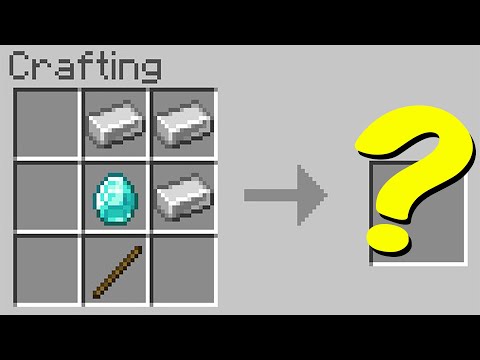 MrPogz Zamora - I Crafted a New Weapon in Minecraft (by combining diamond and iron)