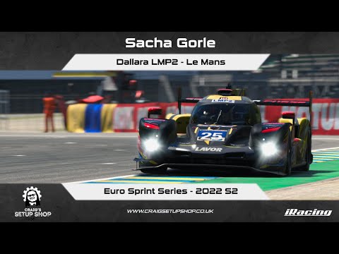 iRacing - 22S2 - Dallara LMP2 - Euro Sprint Series - Le Mans - SG